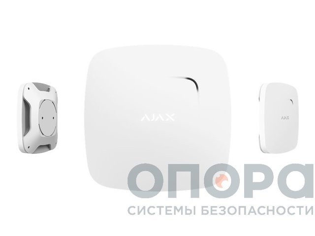Беспроводной пожарный датчик AJAX FireProtect Plus White