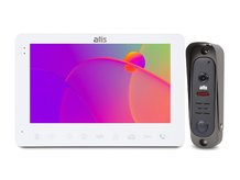 Комплект видеодомофона и антивандальной вызывной панели ATIS AD-780 White / AT-380HR Black