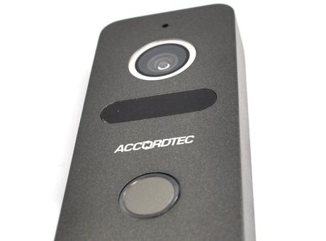 Комплект видеодомофона с датчиком движения, памятью и вызывной панели AccordTec AT-VD A101 C/SD WH / AT-VD308H GR