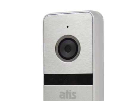 Комплект WiFi видеодомофона с вызывной панелью ATIS AD-770FHD/T Black / AT-400FHD Silver