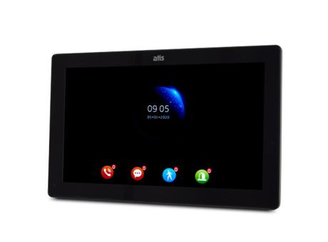 Комплект WiFi видеодомофона с вызывной панелью ATIS AD-770FHD/T Black / AT-400FHD Silver