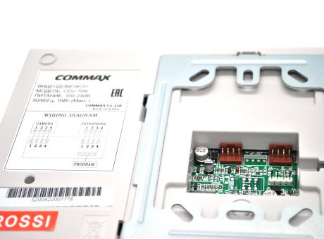 Комплект видеодомофона и вызывной панели COMMAX CDV-70N2 White / AT-VD305N