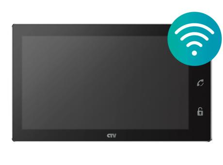 WiFi Монитор видеодомофона CTV-M4102FHD (Черный)