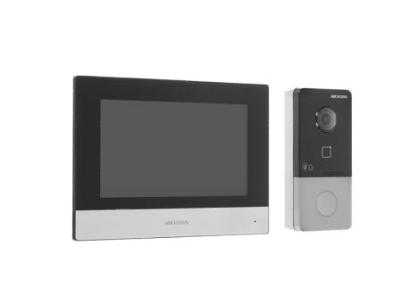 IP-комплект видеодомофона и вызывной панели с WiFi Hikvision DS-KIS603-P с установкой