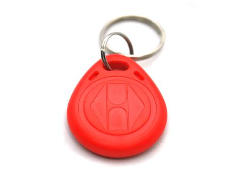 Набор не перезаписываемых брелоков ATIS RFID KEYFOB EM Red, формат EM-Marine с кольцом (10 шт.)