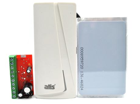 Считыватель Proximity карт формата EM-Marine в комплекте с контроллером и картами ATIS PR-08 EM-W (White) / AT-K1000 U / AT-ID02-EM