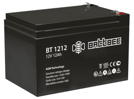 Cвинцово-кислотный аккумулятор Battbee BT 1212 (12В 12 Ач)