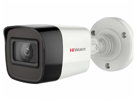 8Мп уличная цилиндрическая HD-TVI камера HIWATCH DS-T800(B)