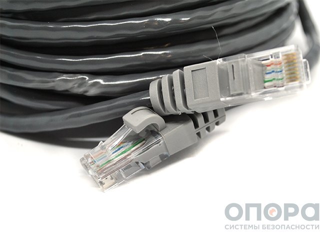 Сетевой кабель патч-корд Master MR-PC20, комплект 3 шт. (UTP / 20 метров / литой / RJ45 / Серый)
