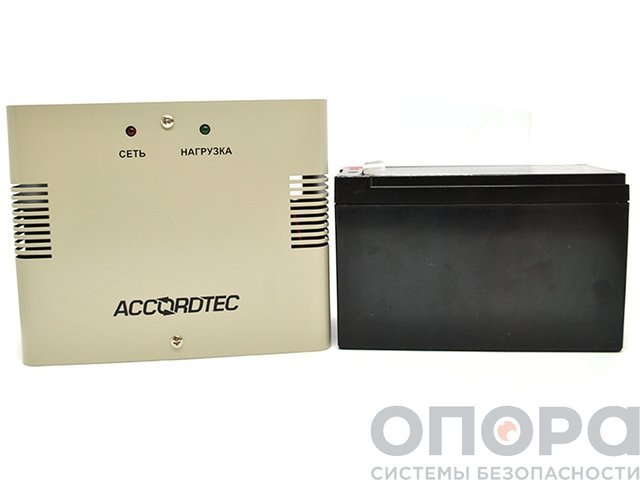 Блок бесперебойного питания AccordTec ББП-60 + Аккумулятор 7Ah/12В