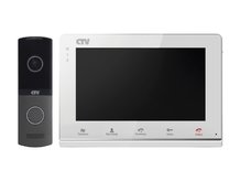 Комплект IP видеодомофона с вызывной панелью CTV-DP2700IP NG W