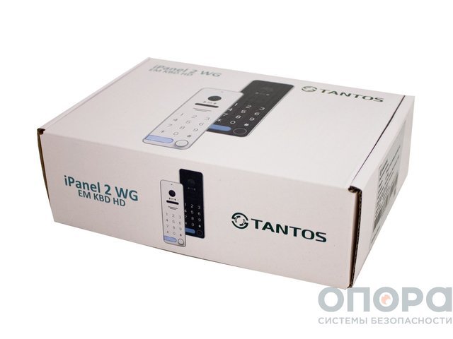 Вызывная панель со встроенным считывателем Tantos iPanel 2 WG (White) EM KBD HD