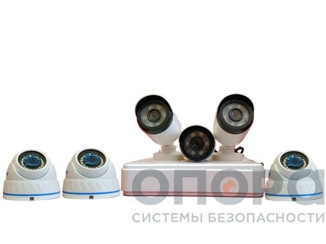 Комплект AHD видеонаблюдения на 6 камер