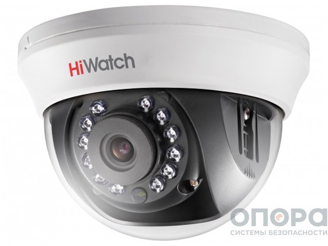2Мп внутренняя купольная HD-TVI камера HIWATCH DS-T201(B)