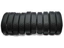 Водонепроницаемый силиконовый браслет с ремешком формата EM-Marine ATIS RFID-B EM FIT Black (10 шт.)