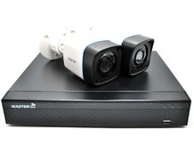 Комплект видеонаблюдения Master MR-UV04-701 / MR-HPN2WH на 2 камеры (Цилиндрические / Пластик / 2Mpx)