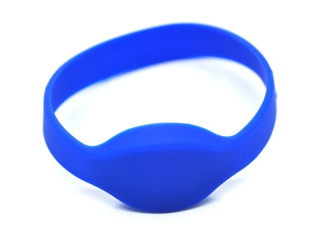 Водонепроницаемый силиконовый браслет формата Mifare 1К Accordtec AT-ID04-MF-Blue-65, (20 шт.)