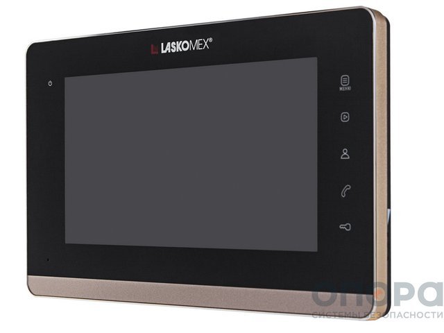 Комплект видеодомофона со встроенным блоком сопряжения и вызывной панели LaskomexPRO E-1260 (M/Bk/Gd/L) / AT-VD305N BR