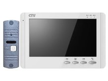 Комплект видеодомофона с вызывной панелью CTV-DP1704MD W