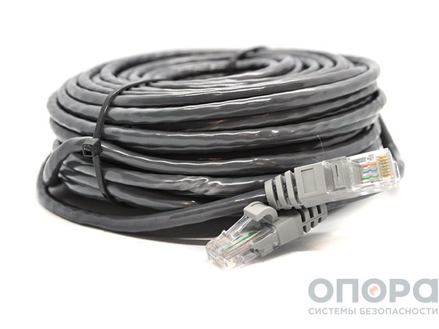 Сетевой кабель патч-корд Master MR-PC20, комплект 4 шт. (UTP / 20 метров / литой / RJ45 / Серый)