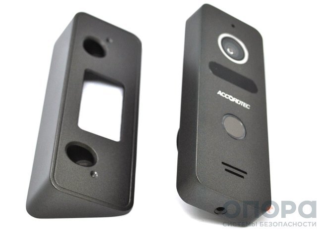 Комплект WiFi видеодомофона и вызывной панели AccordTec AT-VD 710W WH / AT-VD308N GR
