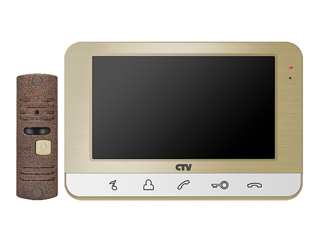 Комплект видеодомофона с вызывной панелью CTV-DP701