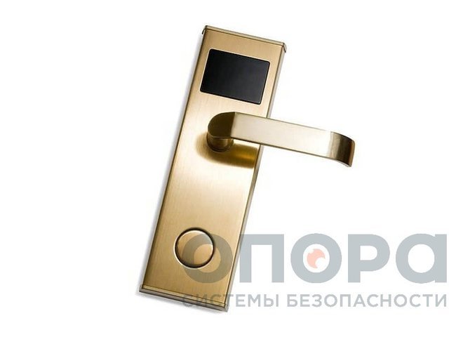 Электронный/умный замок на дверь с питанием от батареек Z-7 EHT (золото)