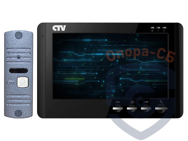 Комплект видеодомофона с вызывной панелью CTV-DP1700M