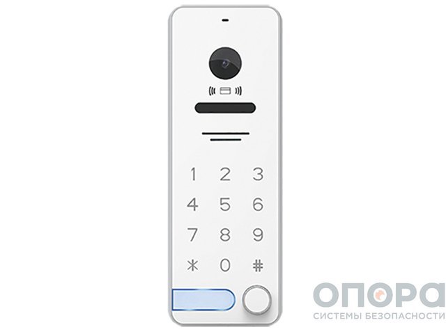Вызывная панель со встроенным считывателем Tantos iPanel 2 WG (White) EM KBD HD
