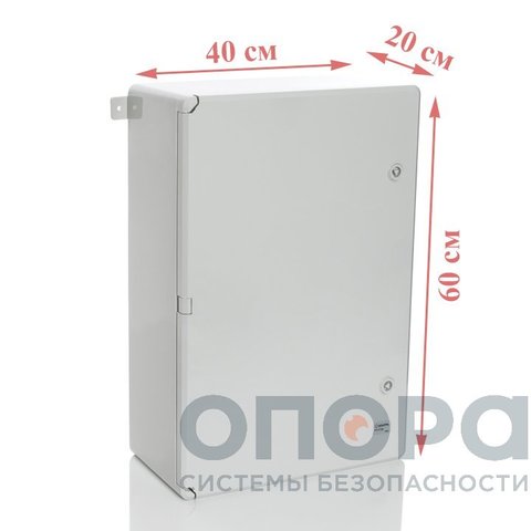 Модульный пластиковый шкаф Plastim PP3108 (400х600х200) на 60 модулей (15х4) с непрозрачной дверцей