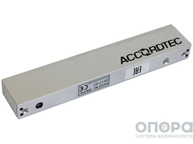 Электромагнитный замок AccordTec ML-180ASN (без планки и уголка, вес удержания до 180 кг.)
