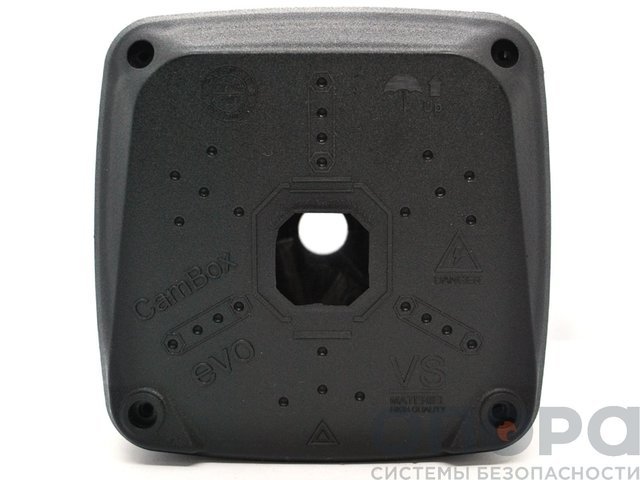 Монтажная коробка для камер видеонаблюдения CamBox EVO 128 BLK (комплект 4 шт.)