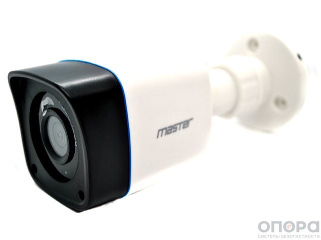 Цилиндрическая мультиформатная видеокамера MASTER MR-HPN2WH 1080p Full HD (AHD/TVI/CVI/CVBS)