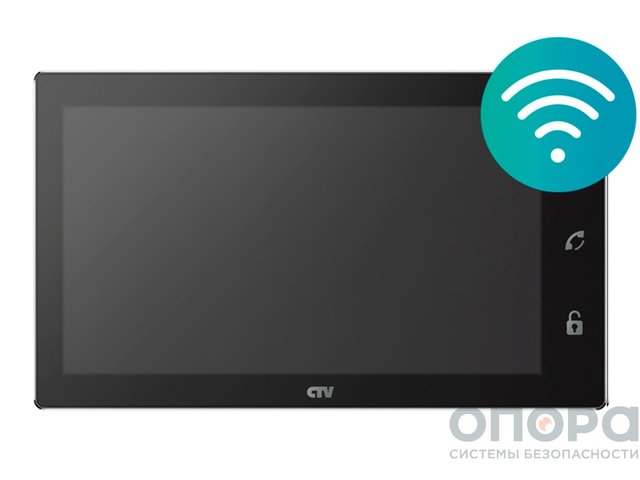 WiFi Монитор видеодомофона CTV-M4102FHD (Черный)