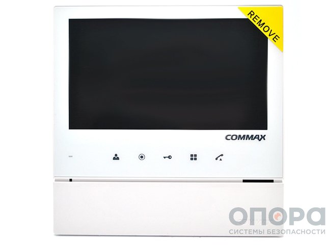 Комплект видеодомофона и вызывной панели COMMAX CDV-70H2 White / AT-VD308N SL