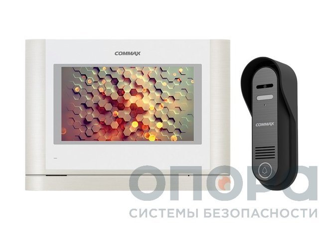 Комплект видеодомофона с вызывной панелью COMMAX CDV-704MA (AHD) / DRC-4CPHD