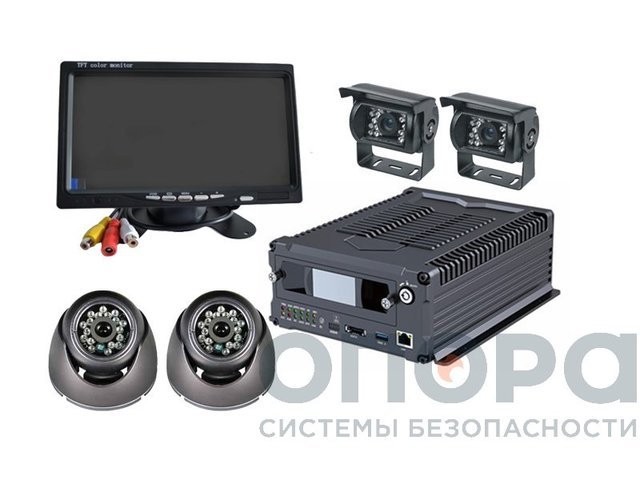 Комплект автомобильного видеонаблюдения VIGUARD MDVR KIT x4
