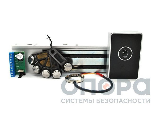 Комплект СКУД ATIS №4 с электромагнитным замком и бесконтактной кнопкой выхода