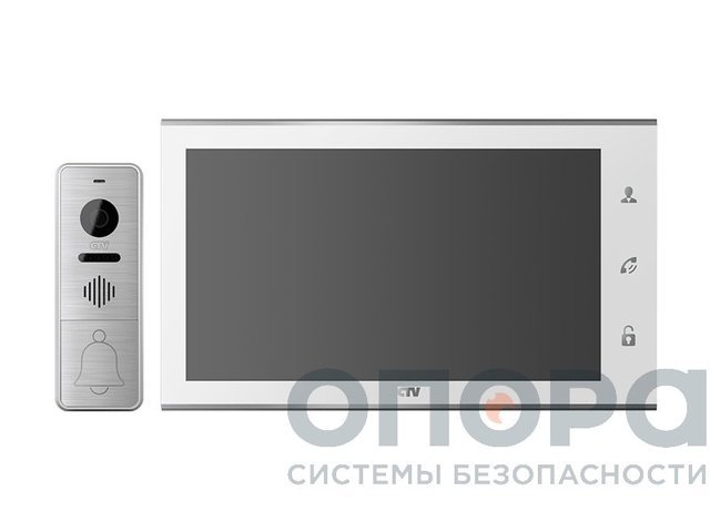 Комплект видеодомофона с вызывной панелью CTV-DP4105AHD W