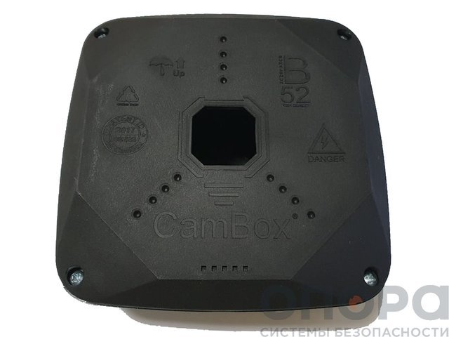 Монтажная коробка для камер видеонаблюдения CamBox B52 PRO BOX BLK (комплект из 4 шт.)