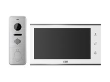 Комплект видеодомофона с вызывной панелью CTV-DP4705AHD W