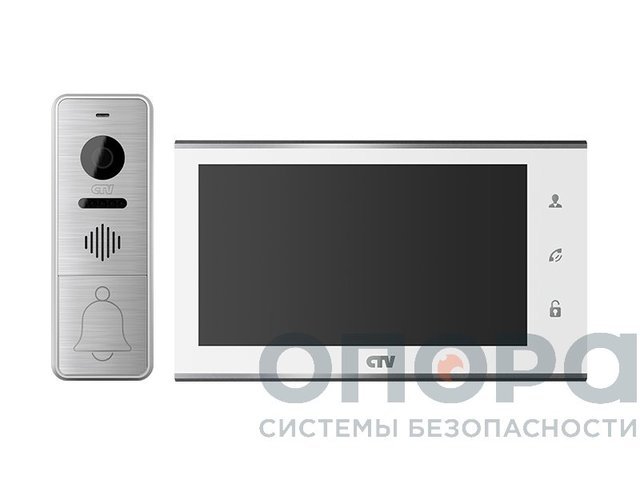 Комплект видеодомофона с вызывной панелью CTV-DP4705AHD W