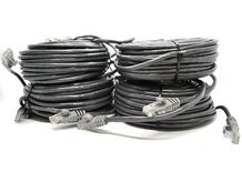 Сетевой кабель патч-корд Master MR-PC30, комплект 4 шт. (UTP / 30 метров / литой / RJ45 / Серый)