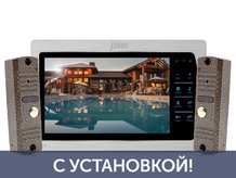 Комплект видеодомофона с установкой J2000-DF-АЛЁНА DVR / DF-АДМИРАЛ 