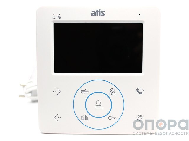 Монитор видеодомофона с памятью ATIS AD-480M White